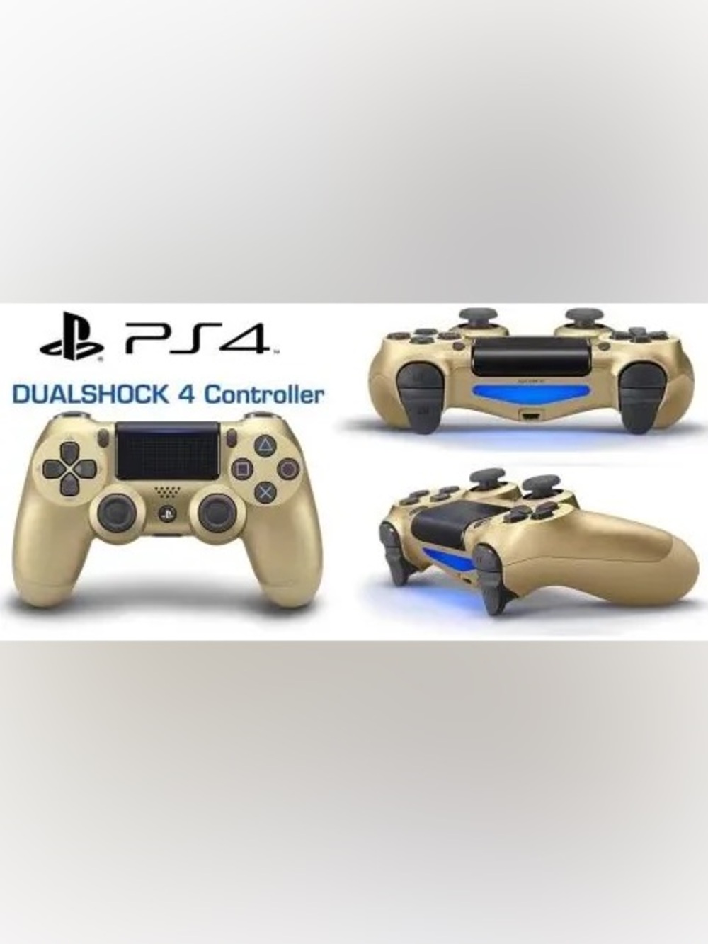 Sony DualShock 4 Wireless Controller - Gold with Blue,Orange And White light bar